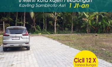 Tanah Pinggir Kota Kajen Pekalongan: Layak Huni, SHM Unit