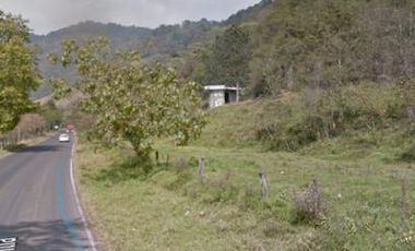 Terreno en venta en Coacoatzintla Ver sobre carretera con banco de grava