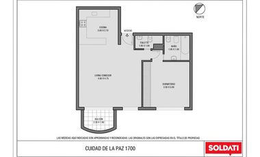 OPORTUNIDAD!!! Excelente 2 ambientes con toilette y amenities - Belgrano