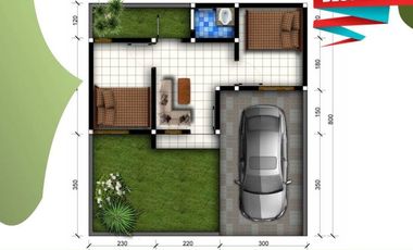 Rumah Dijual di Malang Tipe 25/72 View Kawi Dekat Alun2