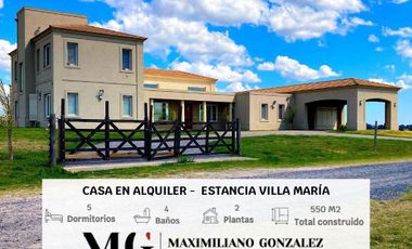 Casa en Alquiler Temporal Estancia Villa Maria Canning Ezeiza