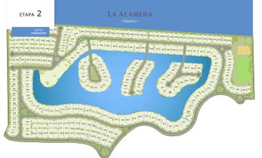 VENTA- Lote con fondo a la laguna en barrio privado La Alameda, Canning