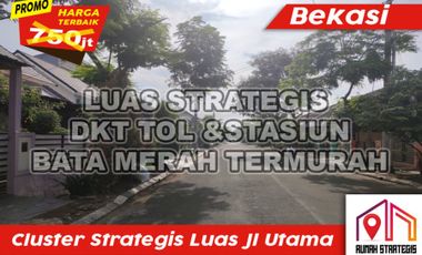 Cluster Strategis Jl Utama Metland Cibitung dkt Stasiun & Tol bata merah