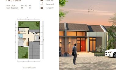 DI JUAL RUMAH CLUSTER KONSEP MINIMALIS HARGA TERJANGKAU DI LEBAK BANTEN