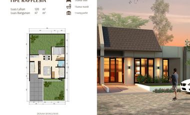 DI JUAL RUMAH CLUSTER KONSEP MINIMALIS HARGA TERJANGKAU DI LEBAK BANTEN