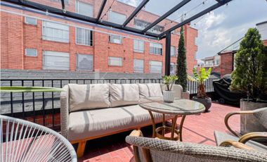 Espectacular apartamento con terraza  para venta en Chicó navarra