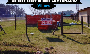 OPORTUNIDAD DE OBTENER TU TERRENO CON CONSTRUCCION INCLUIDA. Ubicado en la localidad de Villars, sobre calle Centenario.