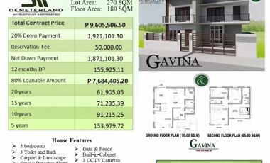 House and lot for sale in Tanuan Batangas (pre selling)