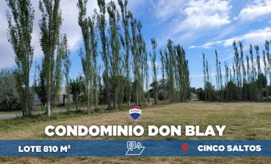 LOTE DE 810 M2 EN CONDOMINIO DON BLAY CINCO SALTOS