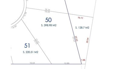 VENTA DE TERRENO DE 398 M2 EN RESIDENCIAL SANTA TERESA, A MTRS. DE UDLAP