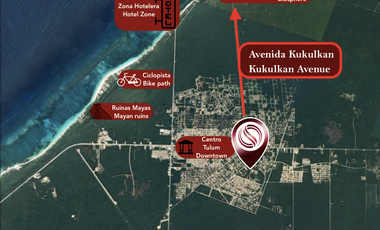 Casa con alberca en residencial privado en Tulum, en venta.