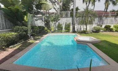 HOUSE AND LOT FOR RENT IN AYALA ALABANG W/ POOL AND GARDEN