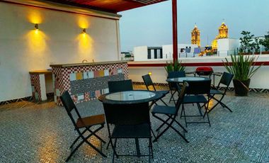 DEPTOAMUEBLADO LUJO CENTRO HISTORICO EN $25,000.00 CON MANTENIMIENTO INCLUIDO