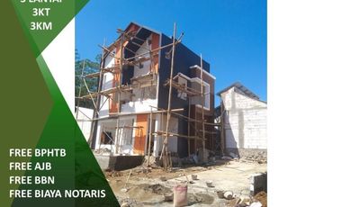 Terluas Rumah 3KT Tipe 75/90 Dekat Kampus Bisa KPR