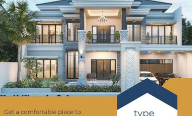 RUMAH CLUSTER DI JUAL DI JALAN SOEKARNO HATTA DI KOMP PEMDA