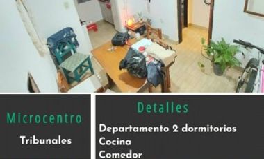 EN VENTA - DEPARTAMENTO 2 DORMITORIOS ZONA MICROCENTRO - NUEVO VALOR