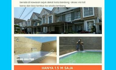 Rumah Villa Cimahi 15 menit RS Cibabat Gratis Water Heater