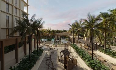 Departamento de Playa  en preventa en Chicxulub Puerto, Yucatán