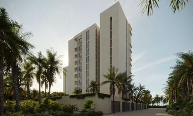 Departamento de Playa  en preventa en Chicxulub Puerto, Yucatán