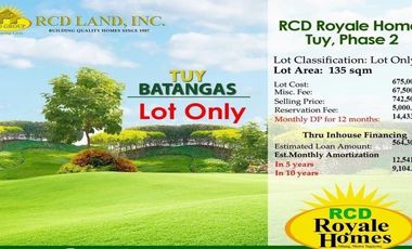 NO DOWNPAYMENT PRESELLING RCD TOWNHOUSE TUY BATANGAS