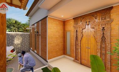 DIJUAL RUMAH ETNIK MODERN DI MANISRENGGO, HARGA MURAH