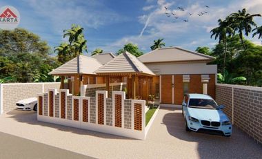 DIJUAL RUMAH ETNIK MODERN DI MANISRENGGO, HARGA MURAH