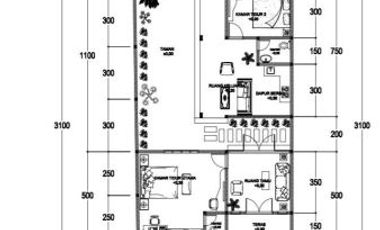 DIJUAL RUMAH ETNIK MODERN DI MANISRENGGO, HARGA MURAH
