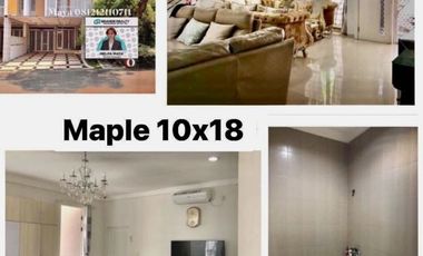 Dijual MAPLE Premium 10x18 Furnish Summarecon Bekasi