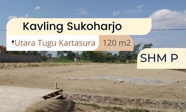 Hemat 150 Jt, Beli Tanah: Kavling Tugu Kartasura, Dekat Jl. Raya Solo