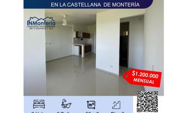 SE ARRIENDA APARTAMENTO EN ZONA NORTE DE MONTERIA