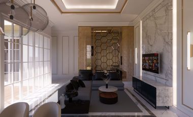 sale house modern full interior dan kolam renang di kawasan komplek pemda