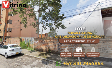 Vitrina Inmobiliaria vende lote en Pan de Azucar Bucaramanga