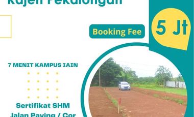 Kavling Dekat IAIN Pekalongan, SHM Per Unit: 1 Jt-an