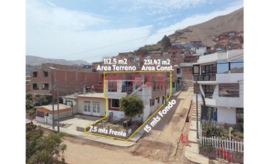 Venta De Casa Con 4 Depas Con Ingreso Independiente - Ventanilla