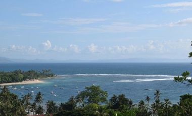 Plot Land for sale with a sea view in Senggigi Lombok near the Sheraton Hotel