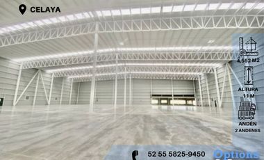 Renta inmediata de nave industrial en Celaya