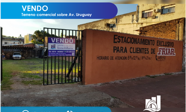 VENDO TERRENO COMERCIAL s/ Av. URUGUAY
