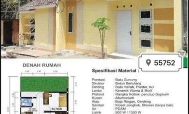 RUMAH HARGA PROMO BISA KPR ,UNIT TERBATAS DIBANTUL YOGYAKARTA