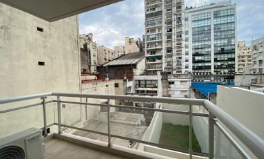 Monoambiente a estrenar balcón al contrafrente muy luminoso ideal renta