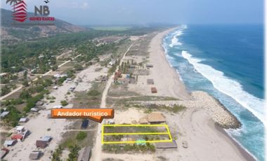 2 TERRENOS CON FRENTE DE PLAYA EN  CERRO HERMOSO,PTO.ESC.OAX.
