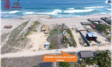 2 TERRENOS CON FRENTE DE PLAYA EN  CERRO HERMOSO,PTO.ESC.OAX.