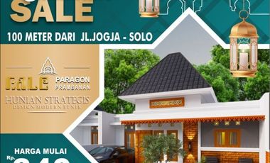 Rumah Baru dalam Perumahan dekat Jl.Raya Jogja-Solo