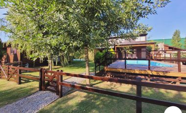 Venta Cabaña Barrio cerrado Yatch Club Guazu Entre Rios 4 amb pileta jardín equipada impecable