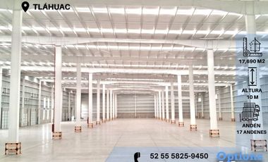 Amazing industrial warehouse for rent in Tláhuac