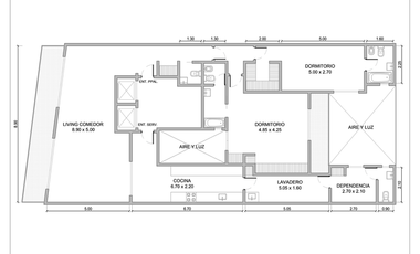 Venta Departamento  3 ambientes con dependencias en La Isla