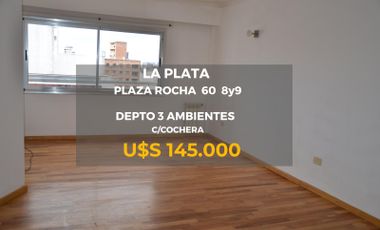 VENTA Departamento - La Plata- Plaza Rocha, 3 amb c/cochera