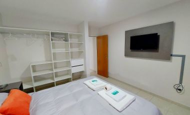 Departamento en alquiler temporario de 1 dormitorio c/ cochera en Pacífico