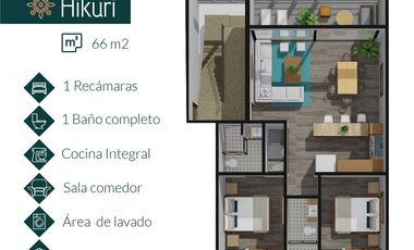 DEPARTAMENTO EN VENTA EN BAHIA DE BANDERAS, NAYARIT