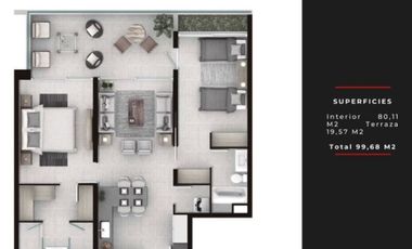 Departamento en Venta en Francisco de Riveros//Vespucio Norte//Francisco de Aguirre//Bartolome de Las Casas