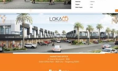 RUKO BARU LOKA 65 LOKASI STRATEGIS DI SERPONG